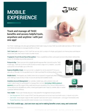 MyTASC Mobile Experience Document