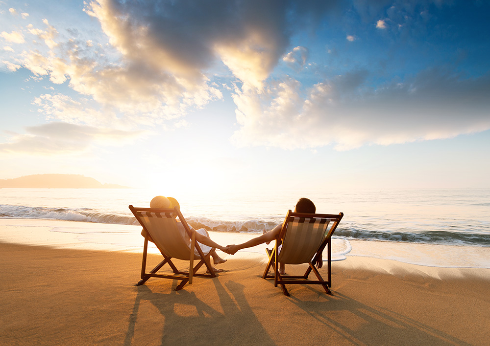 People on a beach