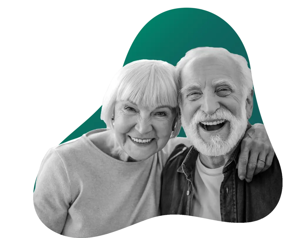 Retired Couple Smiling