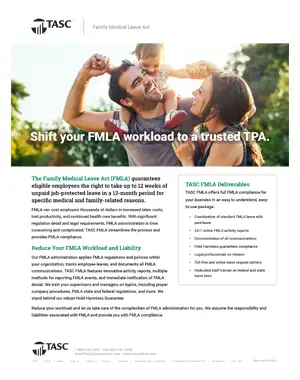 TASC FMLA Coverage Flyer