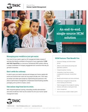 TASC Human Capital Management Flyer