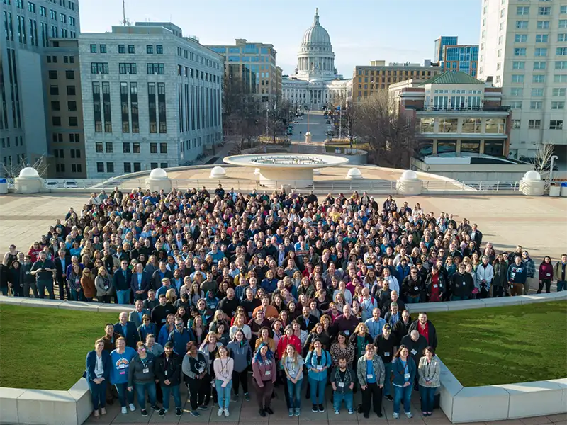 TASC staff at Monona Terrace in Madison, WI